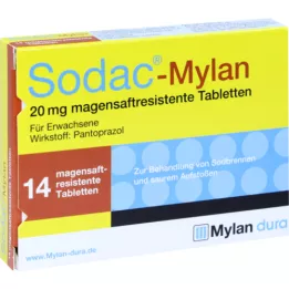 SODAC Mylan gastrorezistentne tablete, 14 kos