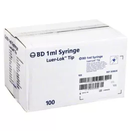 BD PLASTIPAK Spr.1 ml Luer Lok 3-delni, 100X1 ml