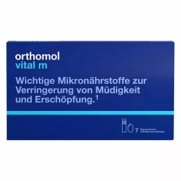 ORTHOMOL Kombinirano pakiranje plastenke/kapsule Vital M, 7 kos