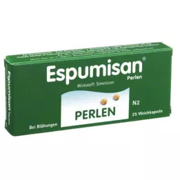 ESPUMISAN Perlen mehke kapsule, 25 kos