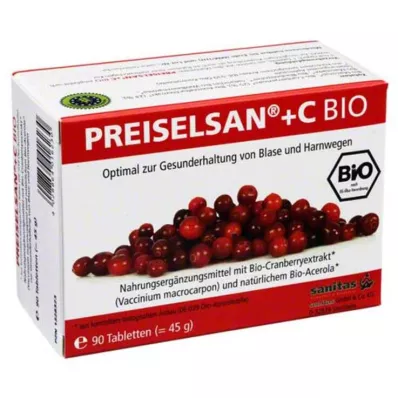 PREISEL SAN+C Bio tablete, 90 kos