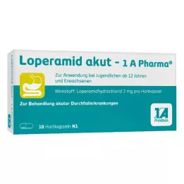 LOPERAMID akut-1A Pharma trde kapsule, 10 kos