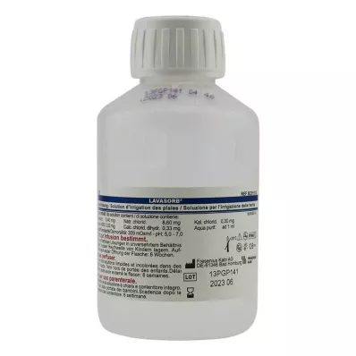 LAVASORB Raztopina za izpiranje ran, 250 ml LAVASORB Raztopina za izpiranje ran, 250 ml