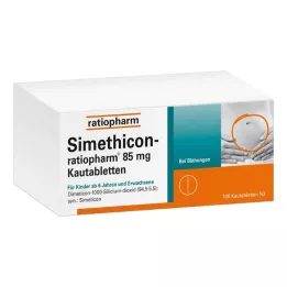 SIMETHICON-ratiopharm 85 mg žvečljive tablete, 100 kos
