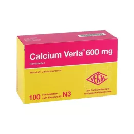 CALCIUM VERLA 600 mg filmsko obložene tablete, 100 kom