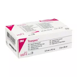 TRANSPORE 2,5 cmx9,1 m gips, 12 kosov