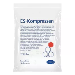 ES-KOMPRESSEN sterilni 5x5 cm 8-potni, 5X2 kos