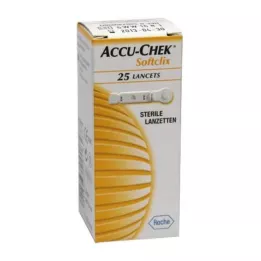 ACCU-CHEK Lanceta Softclix, 25 kos