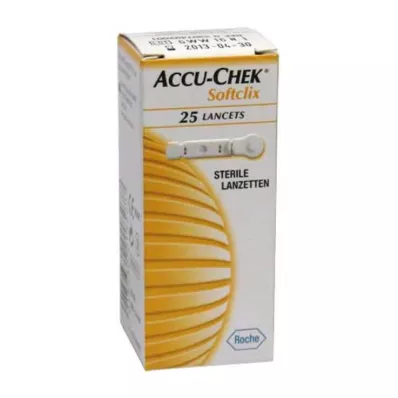 ACCU-CHEK Lanceta Softclix, 25 kos