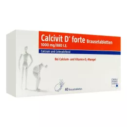 CALCIVIT D forte šumeče tablete, 40 kom
