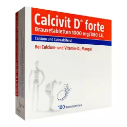 CALCIVIT D forte šumeče tablete, 100 kom