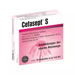 CEFASEPT S Raztopina za injiciranje, 10 kos