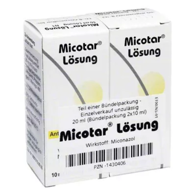 MICOTAR Raztopina, 20 ml MICOTAR Raztopina, 20 ml