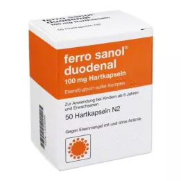 FERRO SANOL duodenalne trde kapsule z msr obloženimi peletami, 50 kom