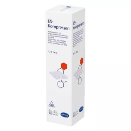ES-KOMPRESSEN nesterilno 5x5 cm 16-krat, 100 kos