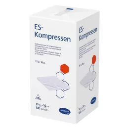 ES-KOMPRESSEN nesterilni 10x10 cm 16-smerni, 100 kos