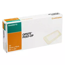 OPSITE Stebriček-OP 10x20 cm obloga posamično sterilna, 20X1 kos