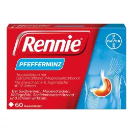 RENNIE Žvečljive tablete, 60 kos