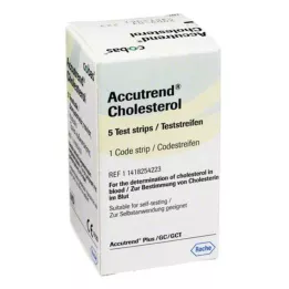 ACCUTREND Listički za merjenje holesterola, 5 kos