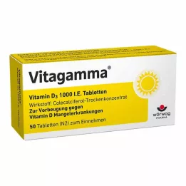 VITAGAMMA Vitamin D3 1.000 IE tablete, 50 kom