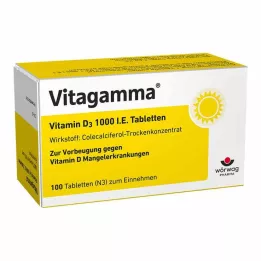 VITAGAMMA Vitamin D3 1.000 IE tablete, 100 kom