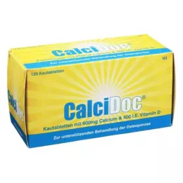 CALCIDOC Žvečljive tablete, 120 kom