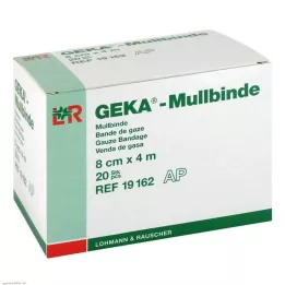 MULLBINDEN GEKA 8 cmx4 m, 20 kos