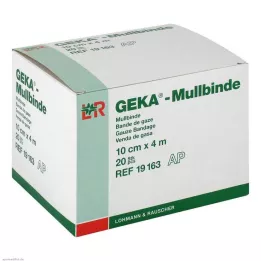 MULLBINDEN GEKA 10 cmx4 m, 20 kos