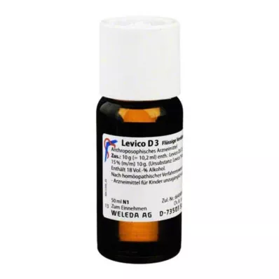 LEVICO D 3 Razredčitev, 50 ml