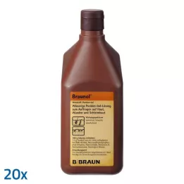 BRAUNOL Antiseptik za sluznice, 20X100 ml