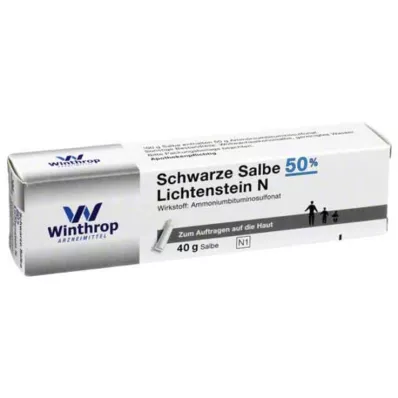 SCHWARZE SALBE 50 % Lichtenstein N, 40 g