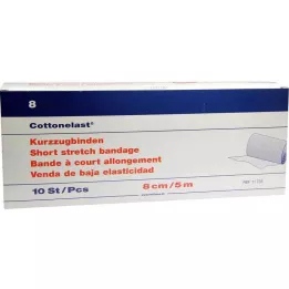 KURZZUGBINDE Cotonelast 8 cmx5 m, 10 kos