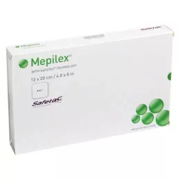 MEPILEX Obloga iz pene 12x20 cm, 5 kos