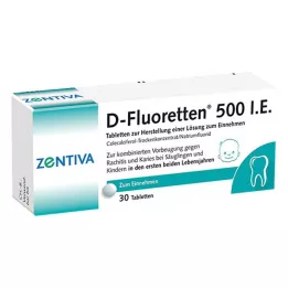 D FLUORETTEN 500 tablet, 30 kos