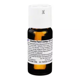 SOLUTIO FERRI Comp.D 3 razredčitev, 50 ml