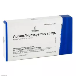 AURUM/HYOSCYAMUS komp.ampule, 8X1 ml