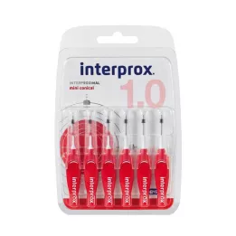 INTERPROX minikonični rdeči Interdentalb.Blis., 6 kos