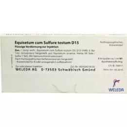 EQUISETUM CUM Sulfure tostum D 15 ampul, 8X1 ml