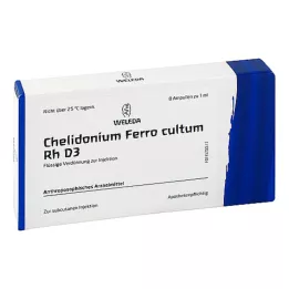 CHELIDONIUM FERRO cultum Rh D 3 ampule, 8X1 ml