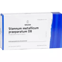 STANNUM METALLICUM praeparatum D 8 ampul, 8X1 ml