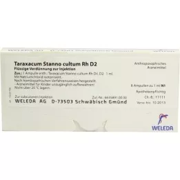 TARAXACUM STANNO cultum RH D 2 ampuli, 8X1 ml