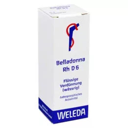 BELLADONNA PLANTA tota Rh D 6 Razredčitev, 20 ml
