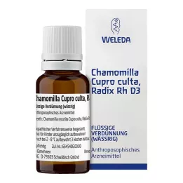 CHAMOMILLA CUPRO culta Radix Rh D 3 razredčitev, 20 ml