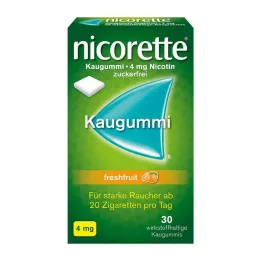 NICORETTE 4 mg žvečilni gumi svežega sadja, 30 kos