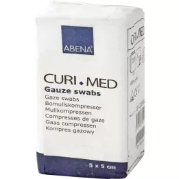 VLIESKOMPRESSEN nesterilni 5x5 cm 4-slojni, 50X100 kos