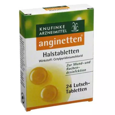 ANGINETTEN Pastile za grlo, 24 kos