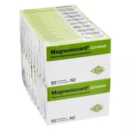 MAGNESIOCARD 2,5 mmol filmsko obložene tablete, 20X50 kom