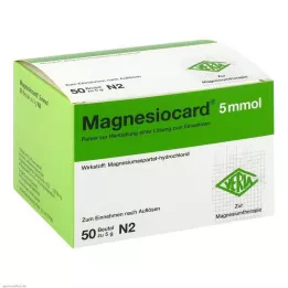 MAGNESIOCARD 5 mmol prašek za peroralno raztopino, 50 kos