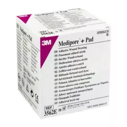 MEDIPORE Plus Pad 3562E sterilna obloga za rane, 50 kos