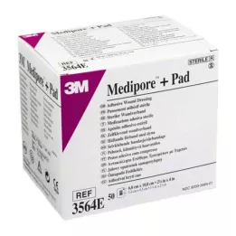 MEDIPORE Plus Pad 3564E sterilna obloga za rane, 50 kos
